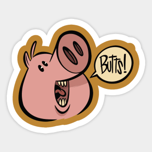 Pig butts! Sticker